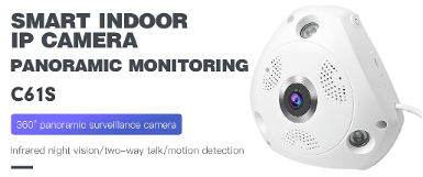 Vstarcam C61S WiFi IP Camera Indoor 2MP รองรับเมมโมรี่ Micro SD สูงสุด 256GB