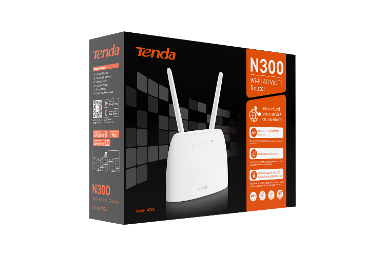 4G Router TENDA (4G06) N300 Wi-Fi 4G VoLTE Router
