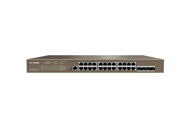 IP-COM G5328P-24-410W L3 Managed PoE Switch 24 x 10/100/1000 Base-T Ethernet ports (Data/Power)