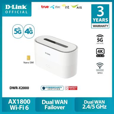D-LINK DWR-X2000 5G AX1800 Wi-Fi 6 Router