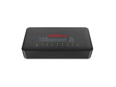 AIRPHO AR-GS108 8-Port Gigabit Desktop Switch